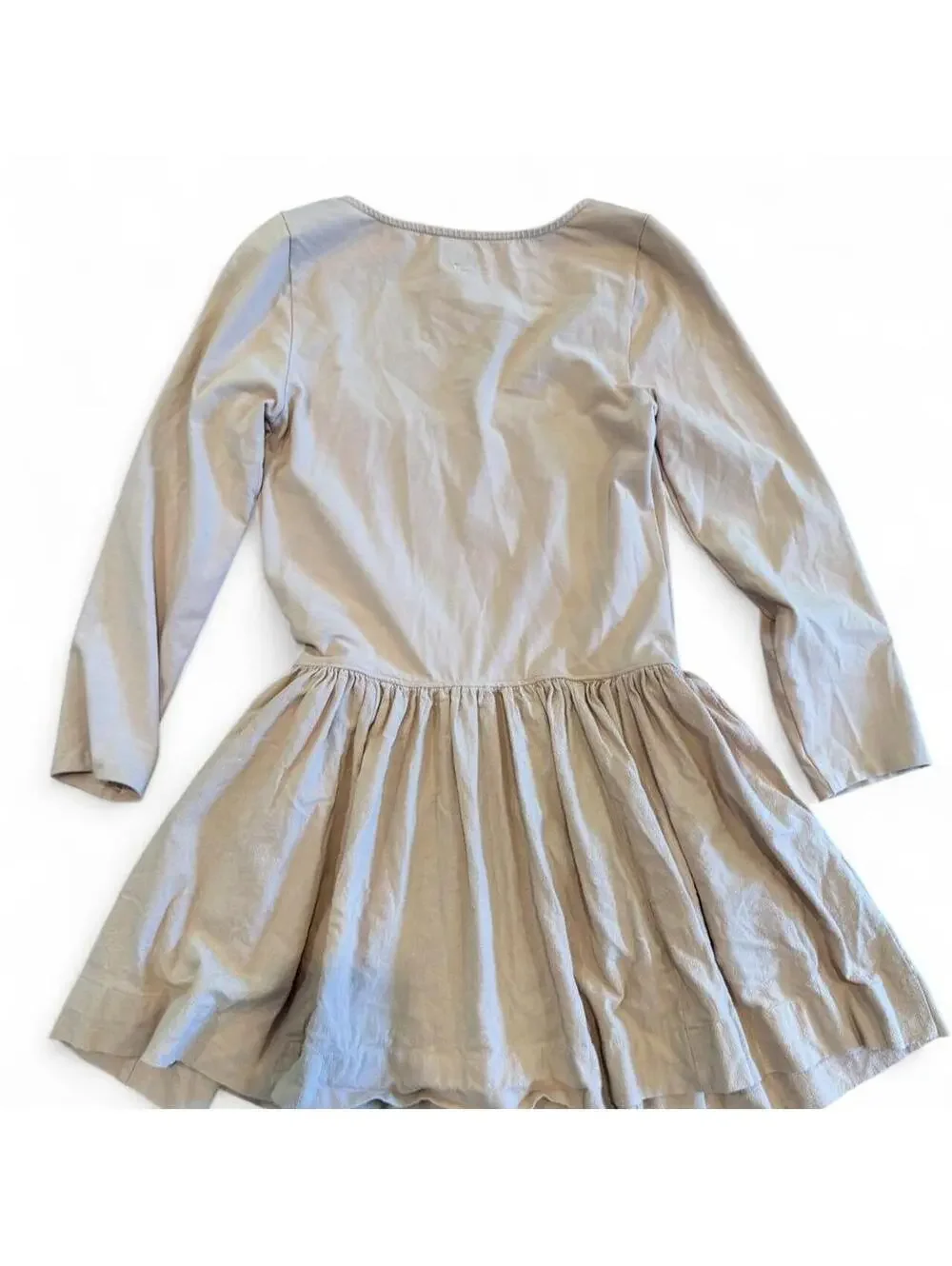 Free People Women's Tan and Cream Dress